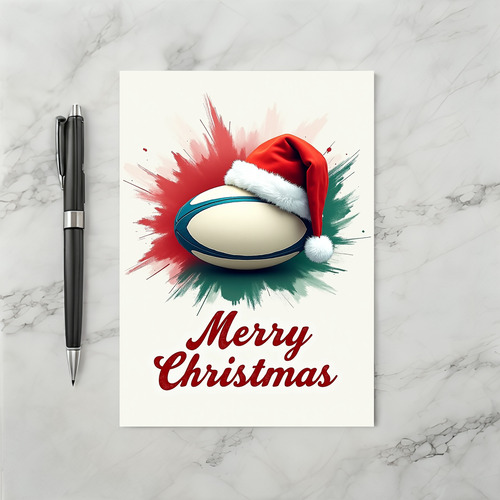 Rugby Christmas Card