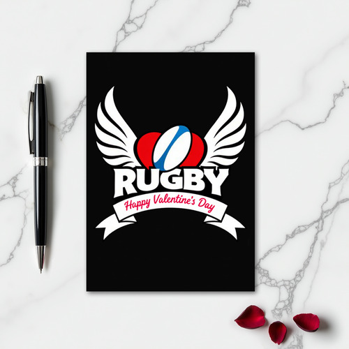Rugby Valentines Day Special Card