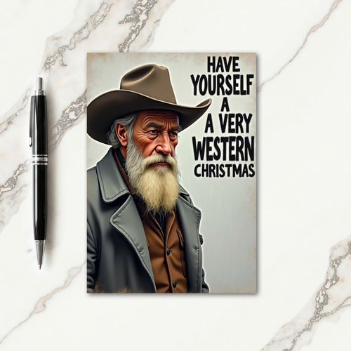 Rugged Christmas Art Card thumbnail