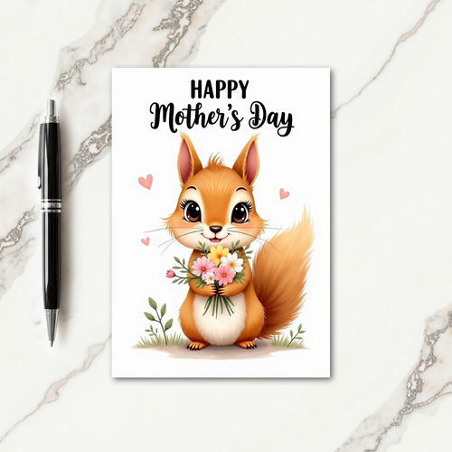 Russet Fur Sweet Mothers Day Card