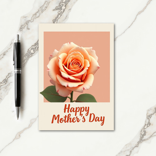 Russet Script Mothers Day Card