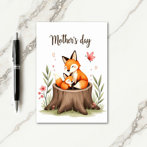 Russet Woodland Creature Mother Card