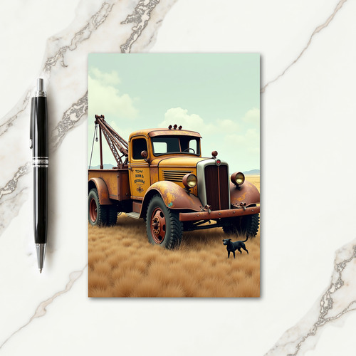 Rustic Auto Fathers Day Card