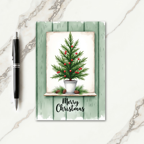 Rustic Berry Plant Card