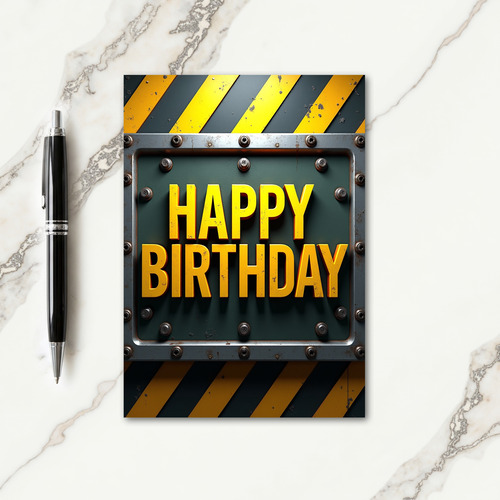 Rustic Birthday Wishes Card