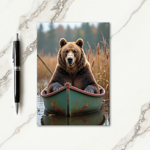 Rustic Boat Fathers Day Card