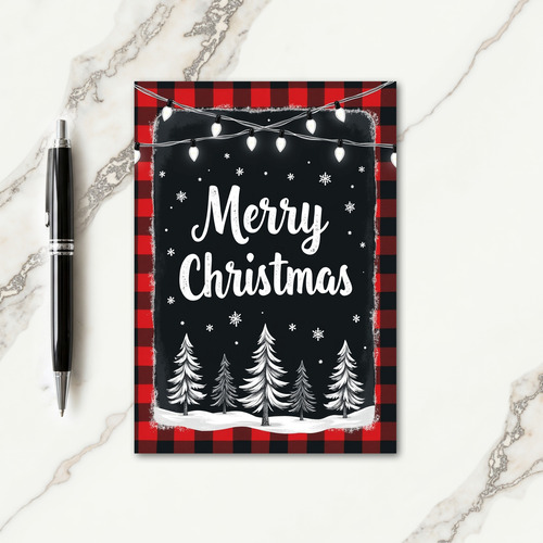 Rustic Chalkboard Card