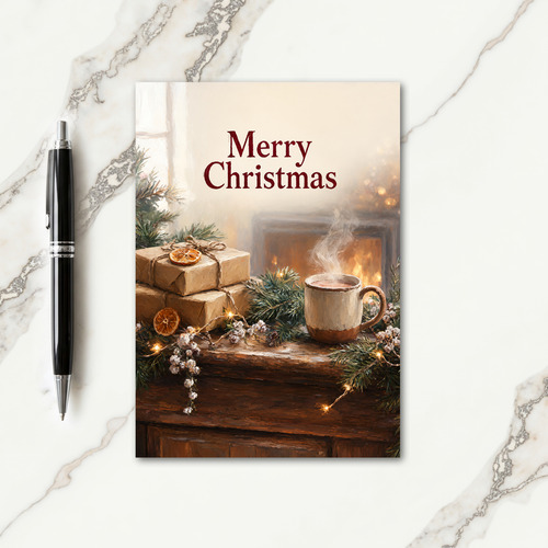 Rustic Christmas Photo Card