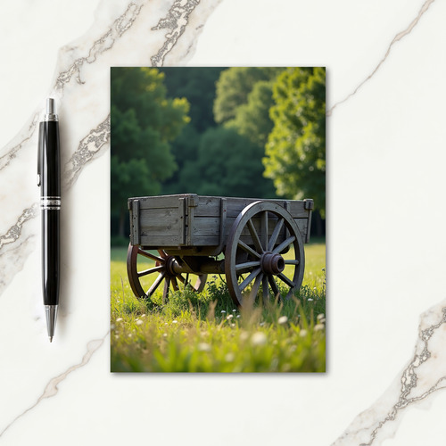 Rustic Fathers Day Cart Card