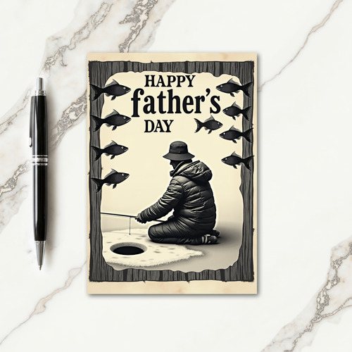 Rustic Fathers Day Tribute Card