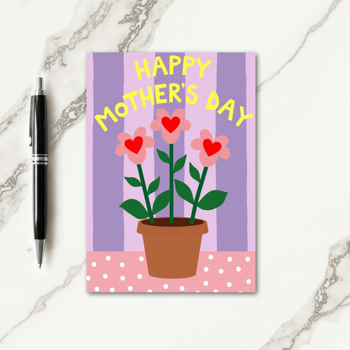 Rustic Floral Mothers Day Card