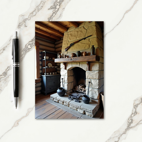Rustic Hearth Christmas Card
