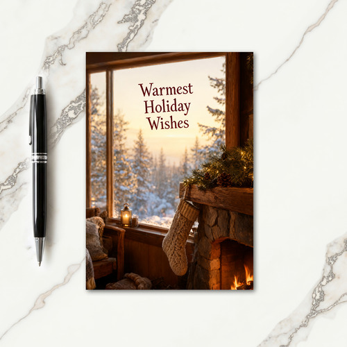 Rustic Holiday Card