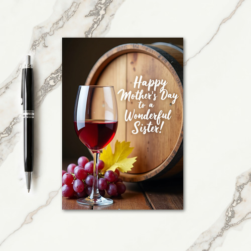 Rustic Joy Mothers Day Card