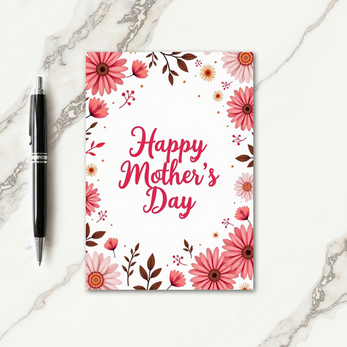 Rustic Mothers Day Frame Card