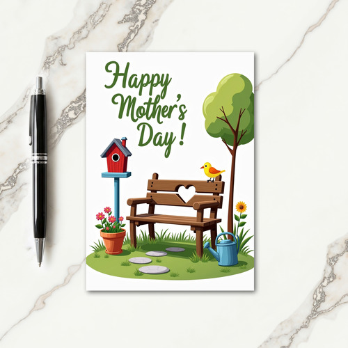 Rustic Mothers Day Park Card