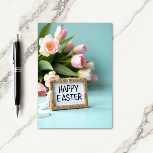 Rustic Springtime Joy Card