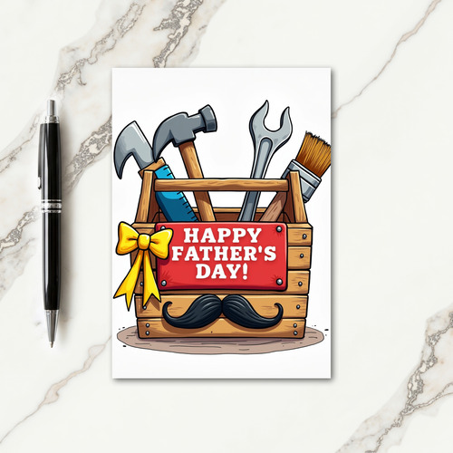 Rustic Tools Fathers Day Card