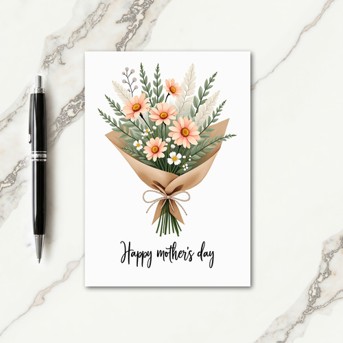 Rustic Twine Mothers Day Card