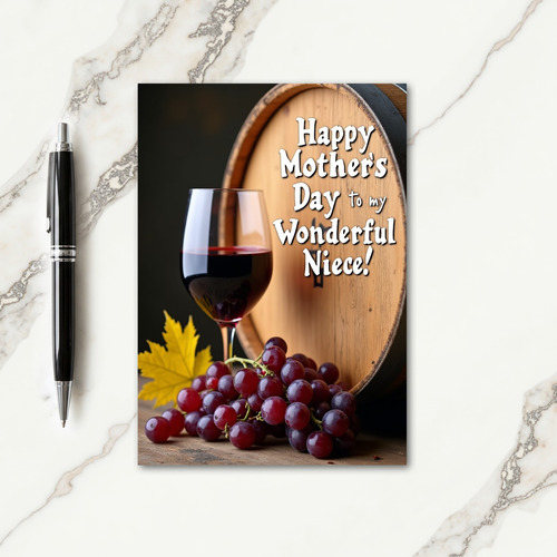 Rustic Wood Mothers Day Card