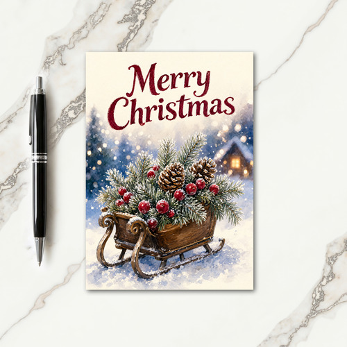 Rustic Xmas Cards