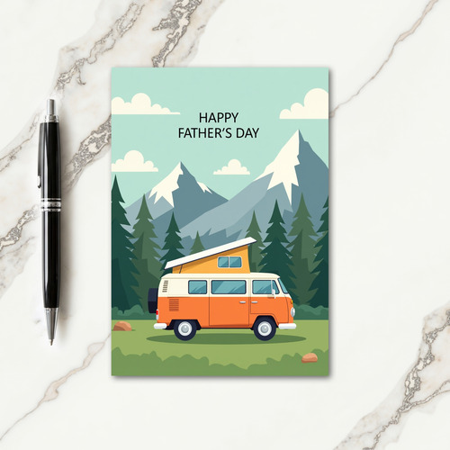 Rv Adventure Fathers Day Card
