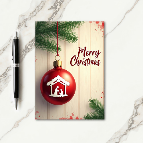 Sacred Ornament Card