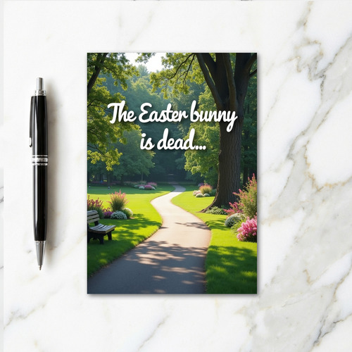 Sad News Festive Figure Card