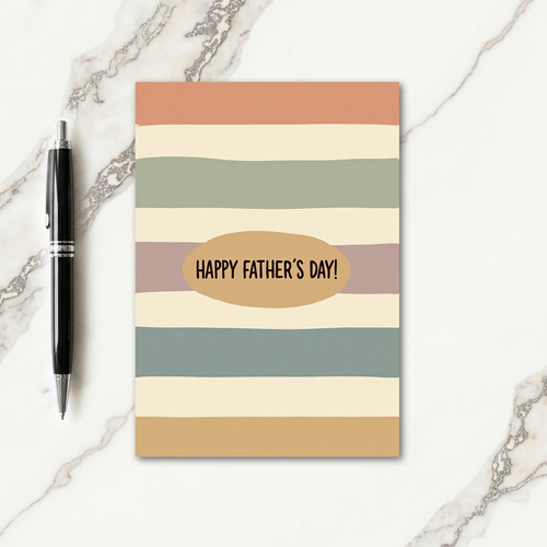 Sage Fathers Day Stripe Card