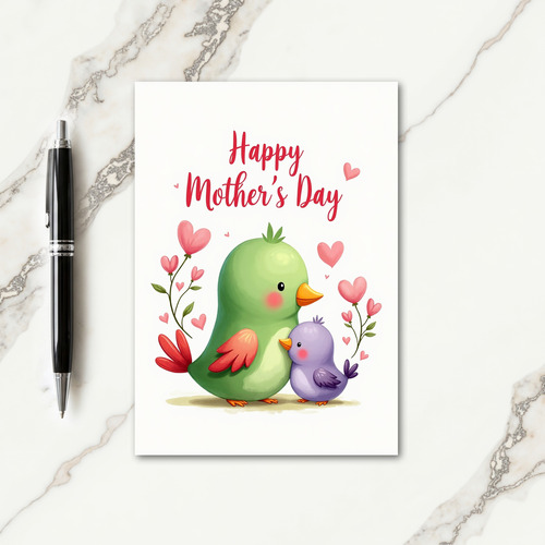 Sage Green Mothers Day Love Card