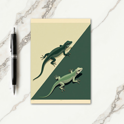 Sage Green Reptiles Mothers Day Card