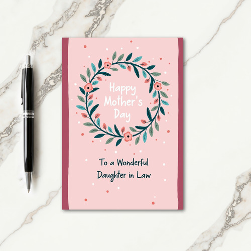 Sage Mothers Day Daughter Card