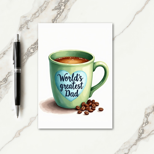 Sage Mug Sweet Fathers Day Card