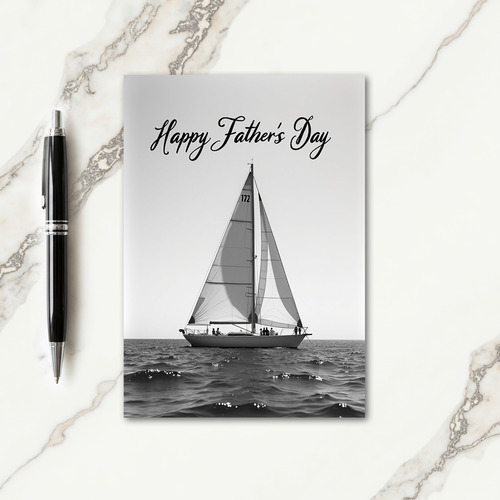 Sailboat Sweet Fathers Day Card