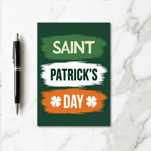 Saint Patricks Day Art Card