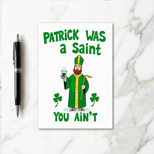 Saint Patricks Day Fun Card
