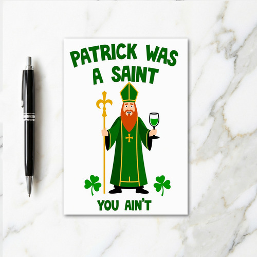 Saint Patricks Day Funny Card