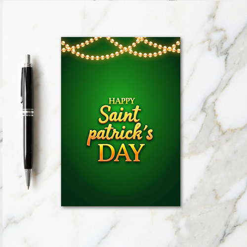 Saint Patricks Day Happy Card
