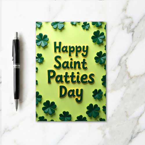 Saint Patties Day Green Card