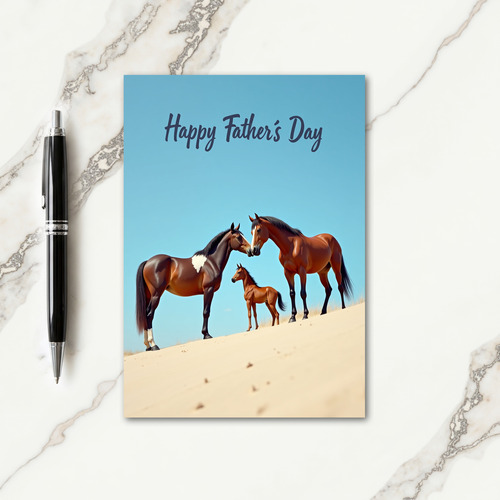 Sandy Fathers Day Family Card