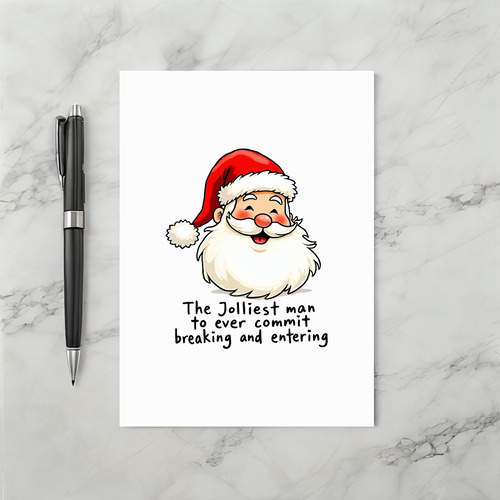 Santa Claus Card Breaking and Entering