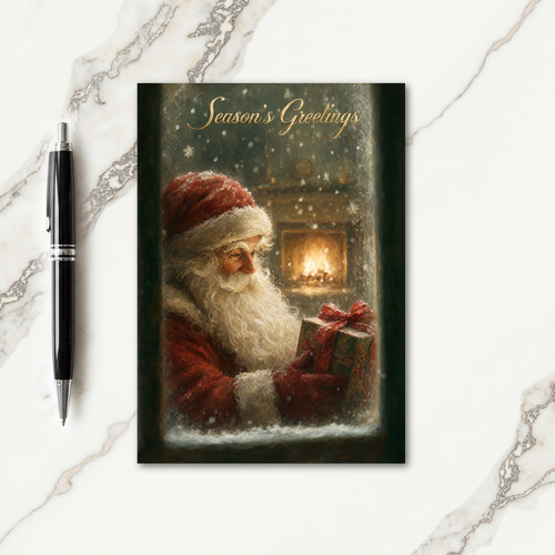 Santa Greeting Card