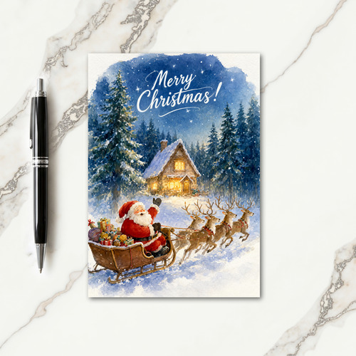 Santa Greeting Cards