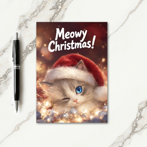 Santa Hat Card