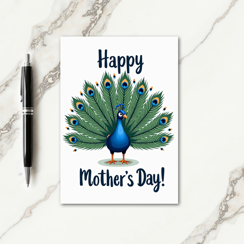 Sapphire Bird Mothers Day Card