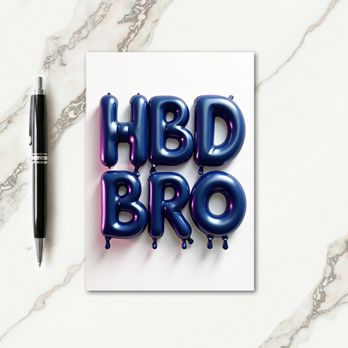 Sapphire Birthday Letter Card