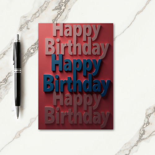 Sapphire Birthday Wishes Card