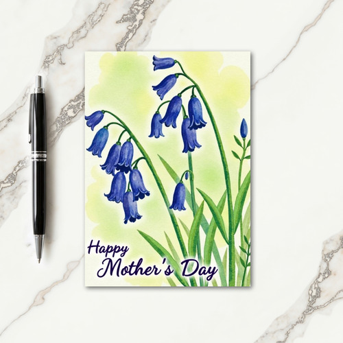 Sapphire Blooms Mothers Day Card