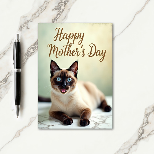 Sapphire Eyes Mothers Day Card
