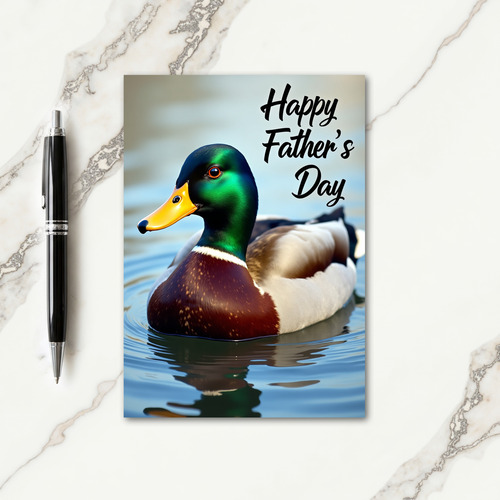Sapphire Fathers Day Plume Card